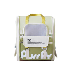 PurrPy Fresh Colours Pet Travel Backpack with Detachable Mini Bag