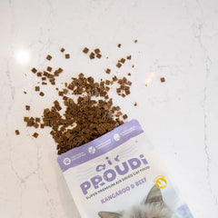 Air Proudi Premium Cat Dry Food Air-dried kangaroo & Beef 1kg