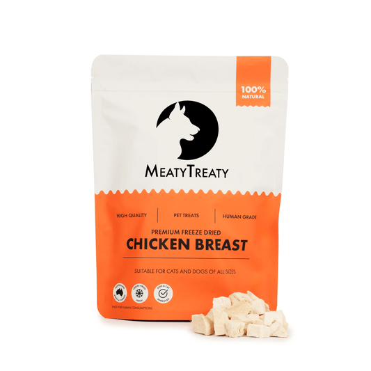 MEATY TREATY Freeze Dried Chicken Breast-PETROOM