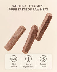 PET-EVER Freeze Dried Raw Cat & Dog Treats Natural Whole-Cut Beef Knuckle 70g-PETROOM