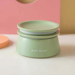 3-in-1 Ceramic Cat Bowl with Non-Slip Strip-Petroom