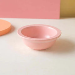 Pastel pink pet bowl for cats and dogs, stylish and practical pet supply