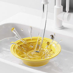 Acrylic Elevated Ceramic Pet Bowl Multicolor