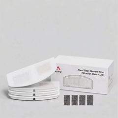 AIWO Gen 2 Wireless Pet Fountain Filter & Foam Set - Bear/Bee Edition including filter elements and packaging.