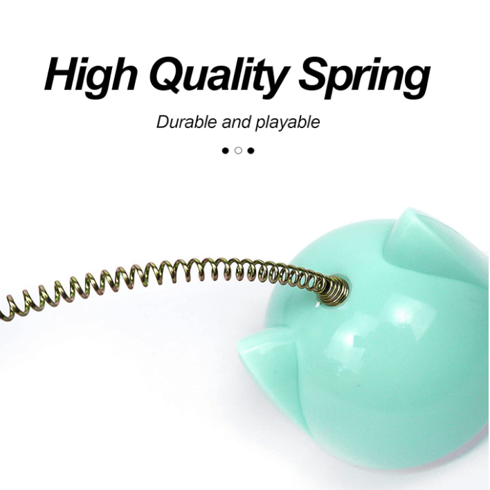 Cat Toy with Bell Feather – Interactive Cat Stick for Cats-Petroom