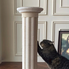 Roman Column Aesthetic Corrugated Cat Scratching Post – Stylish cat scratchers for Indoor Cats