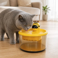 AIWO Wireless Pet Water Fountain - Battery Operated Dispenser for Healthy Hydration