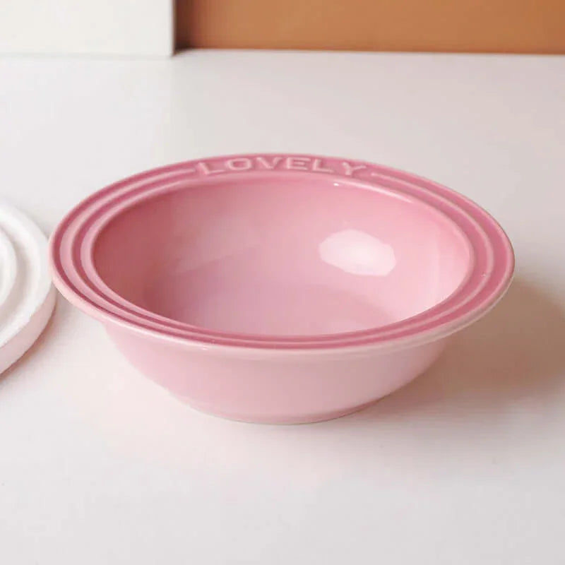 Acrylic Elevated Pet Bowl – Raised Cat & Dog Feeder Stand (Yellow, Pink, Sky Blue)-Petroom