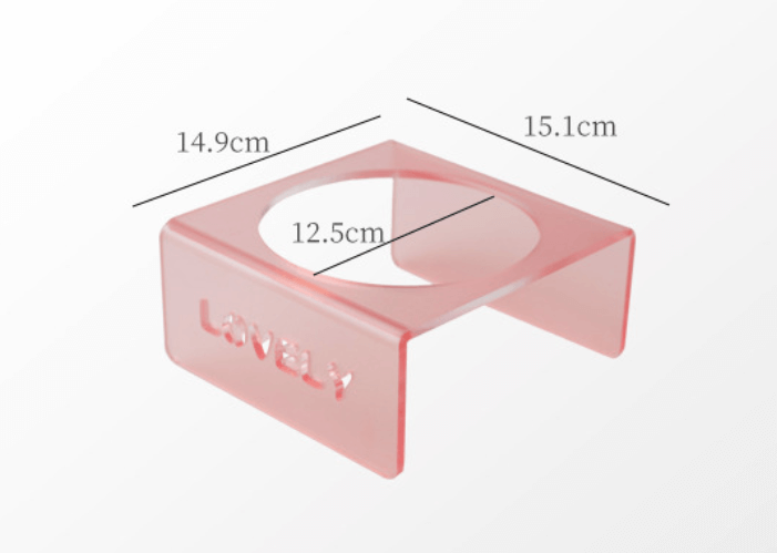 Acrylic Elevated Pet Bowl – Raised Cat & Dog Feeder Stand (Yellow, Pink, Sky Blue)-Petroom