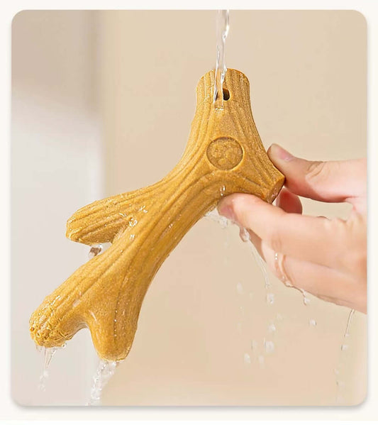 Antler-Shaped Chew Dog Toy – Durable Teething Stick for Small &Medium Dogs-Petroom