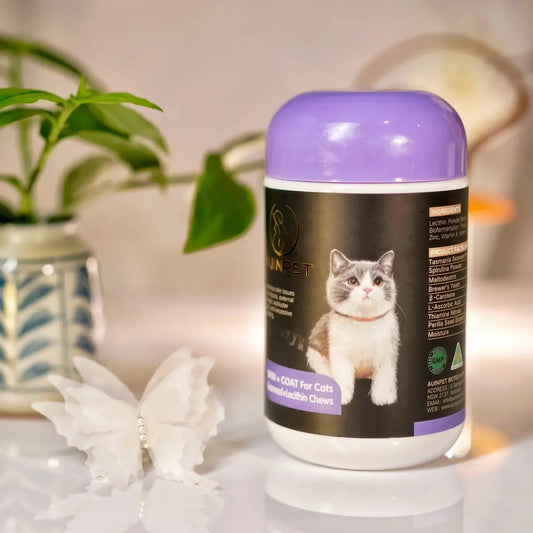 Auinpet SKIN + COAT For Cats Seaweed+Lecithin Chews 120g-Petroom