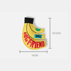 Banana-Shaped Dog Flying Disc Interactive Outdoor Training Toy For Dogs-Petroom