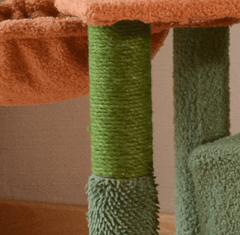 Cactus Cat Tree House Multi Level Condo Scratching Post-Petroom