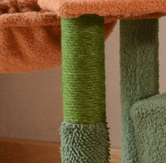 Cactus Cat Tree House Multi Level Condo Scratching Post-Petroom