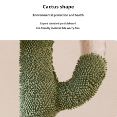 Cactus Cat Tree House Multi Level Condo Scratching Post-Petroom