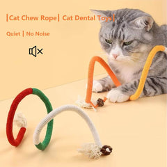 Cat Rope Toy – 70cm Catnip Chew Rope with Silvervine Fruit-Petroom