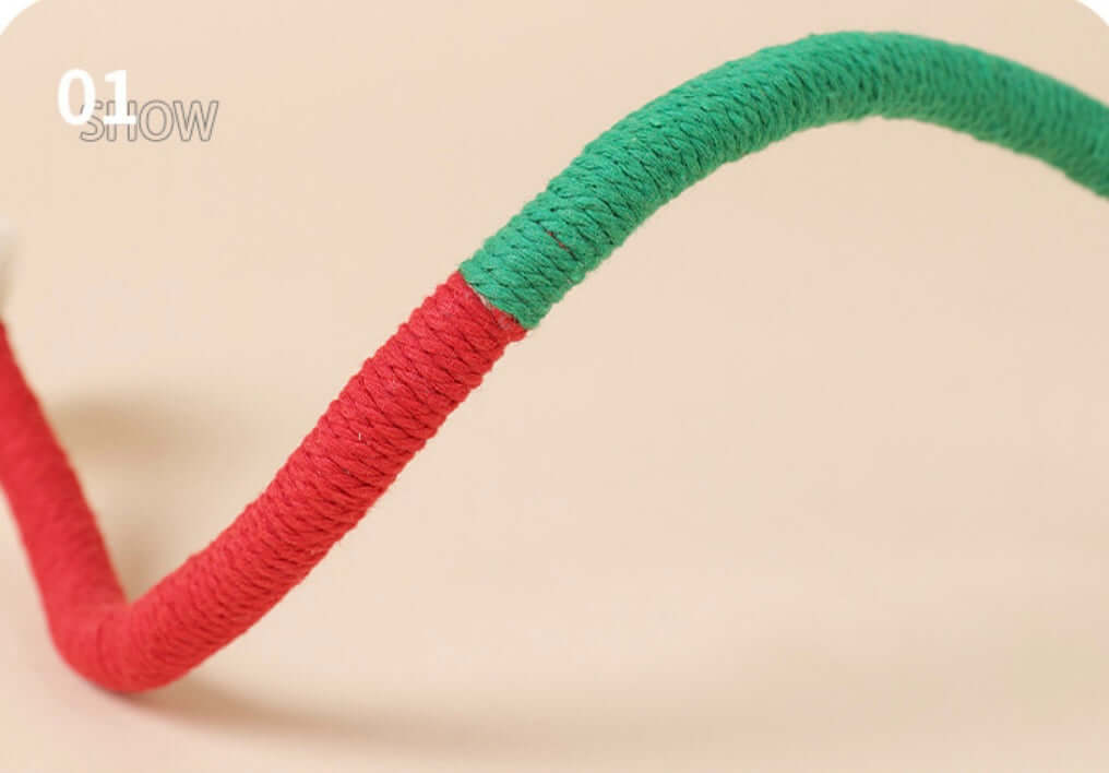 Cat Rope Toy – 70cm Catnip Chew Rope with Silvervine Fruit-Petroom