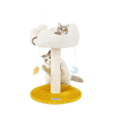 Cloud Cat Scratching Post With Bed-Petroom