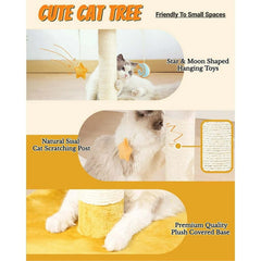 Cloud Cat Scratching Post With Bed-Petroom