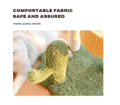 Coconut Cat Tree Tower Scratching Post Toys-Petroom