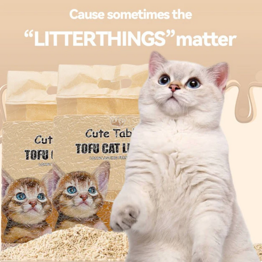 Cute Tabby Tofu Cat Litter Original 2.5KG-Petroom
