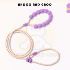 Durable Cotton Nylon Pet Rope Leash – Adjustable Slip Lead with Metal Ring-Petroom