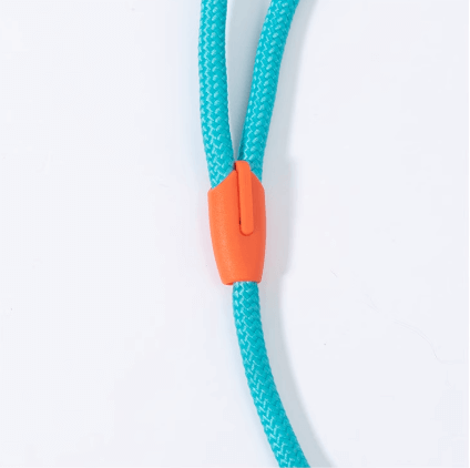 Durable Cotton Nylon Pet Rope Leash – Adjustable Slip Lead with Metal Ring-Petroom