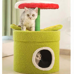 Piranha Plant Cat Tree - Cozy Cat House & Tower - Cat tree for large cats