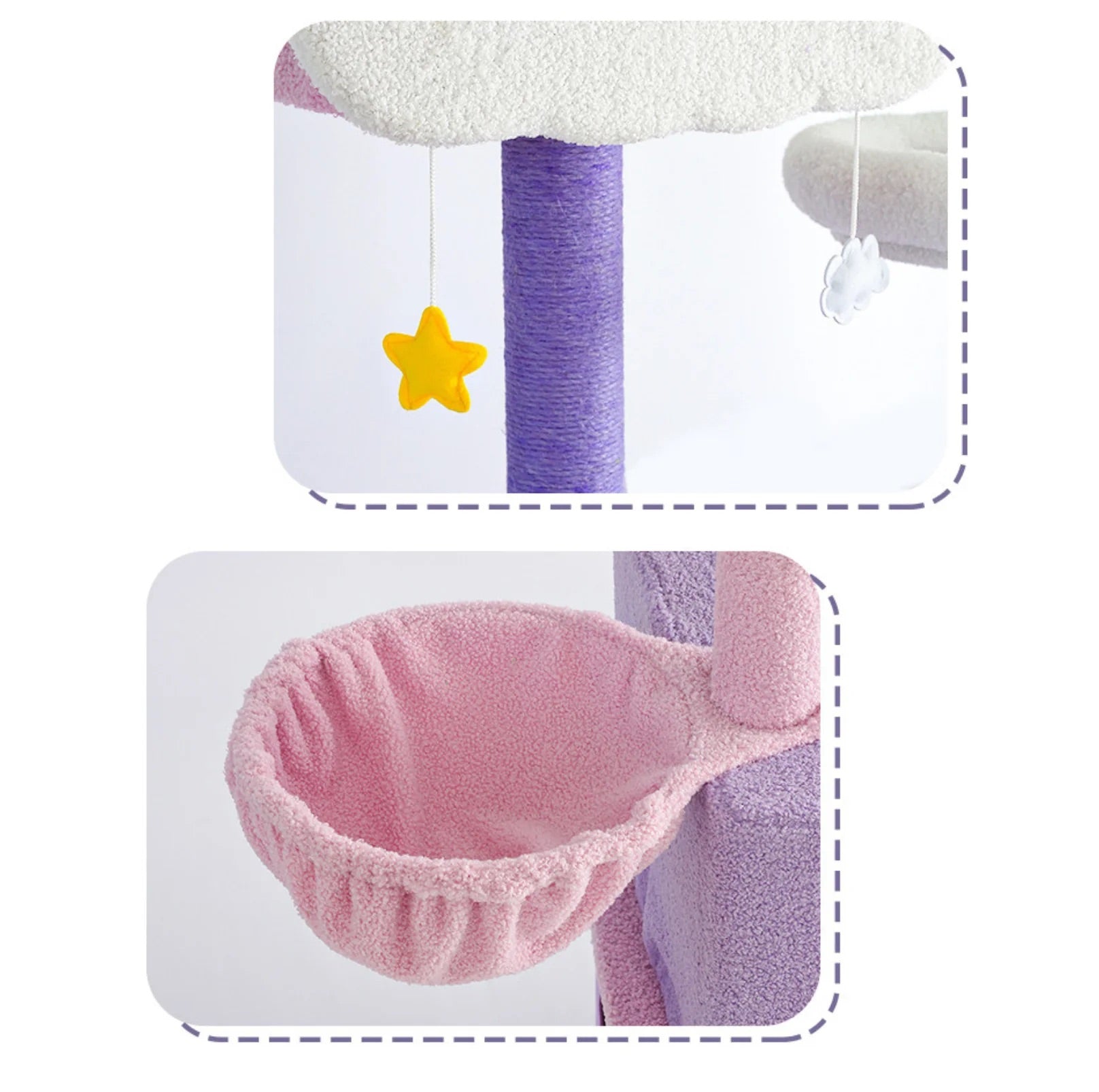 Echo Super Large Cat Tree With Scratching Post (Height 170cm)-Petroom