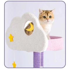 Echo Super Large Cat Tree With Scratching Post (Height 170cm)-Petroom