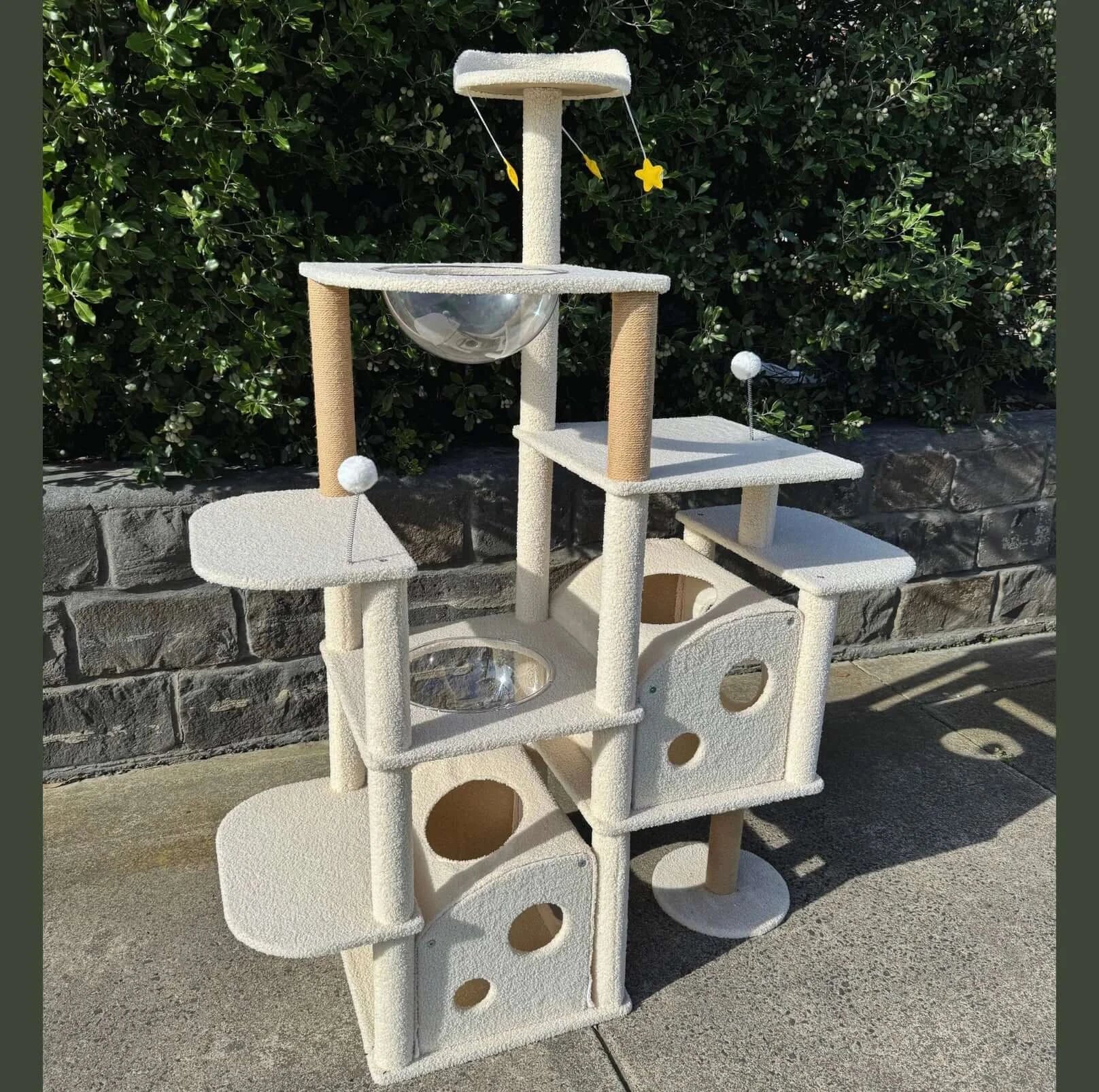 Ella's Castle Super Large Cat Tree -9 Tiers, Height 173cm-Petroom