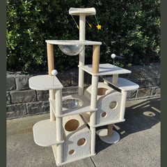 Ella's Castle Super Large Cat Tree -9 Tiers, Height 173cm-Petroom