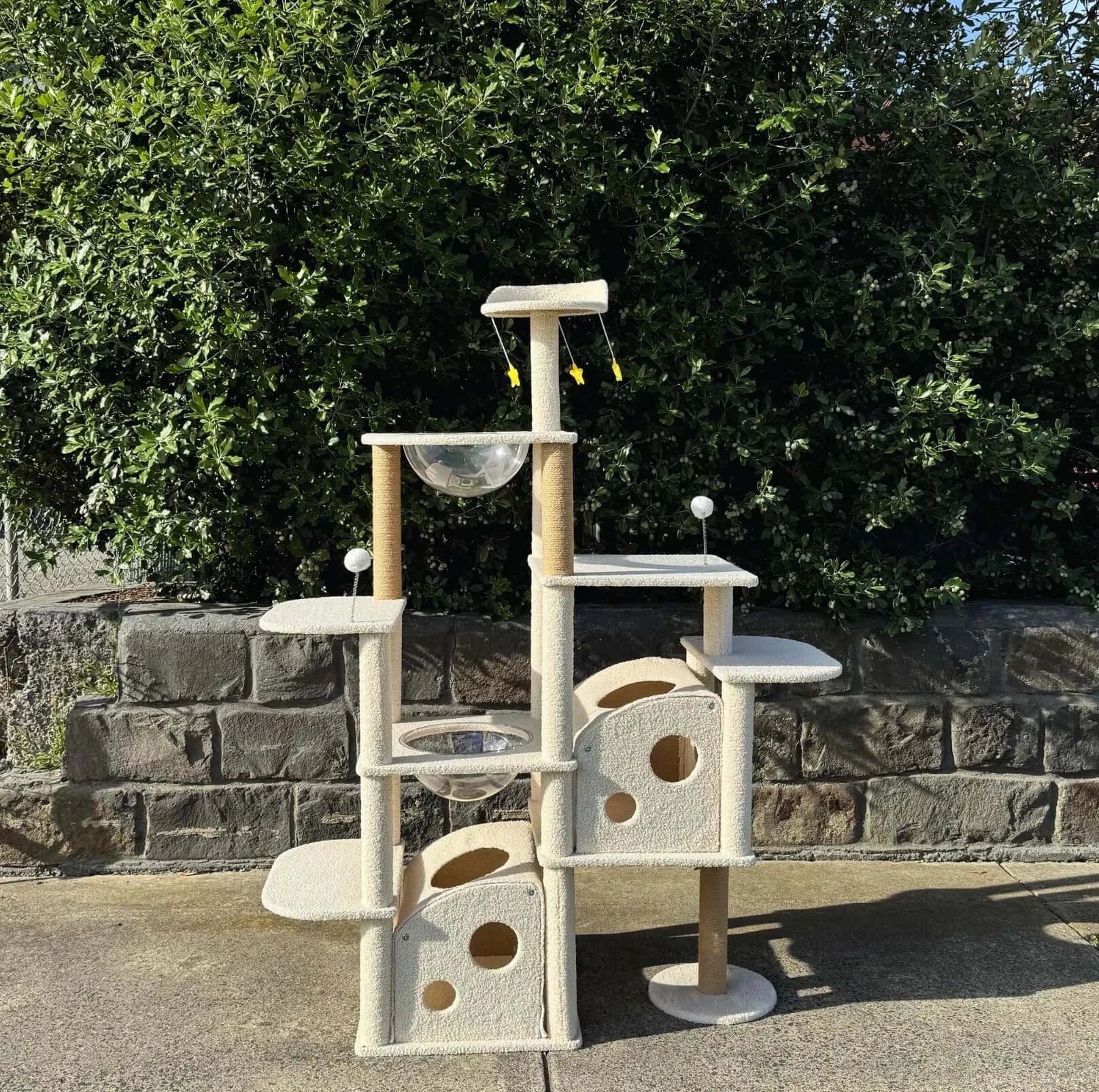 Ella's Castle Super Large Cat Tree -9 Tiers, Height 173cm-Petroom