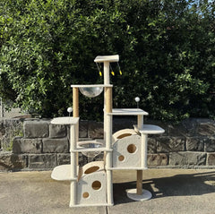 Ella's Castle Super Large Cat Tree -9 Tiers, Height 173cm-Petroom