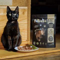 FUREEZE Freeze Dried Diced Possum 50g-Petroom