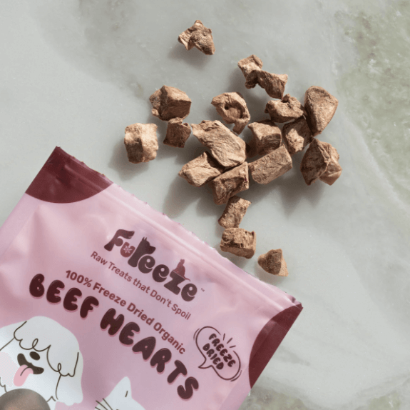 FUREEZE Freeze Dried Organic Beef Hearts 50g-Petroom
