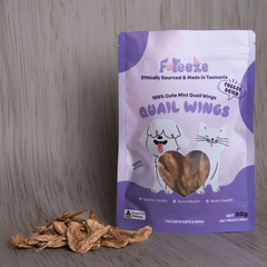 FUREEZE Freeze Dried Quail Wings 50g-Petroom