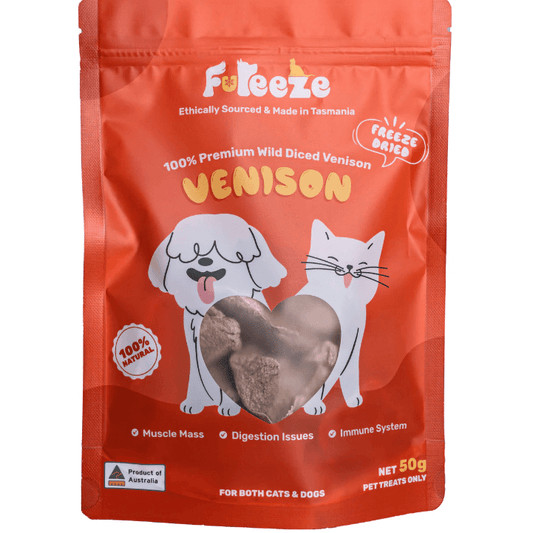FUREEZE Freeze Dried Venison 50g-Petroom