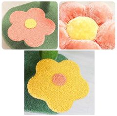 Flower-Styled Cat Tree Scratcher with Scratching Posts-Petroom