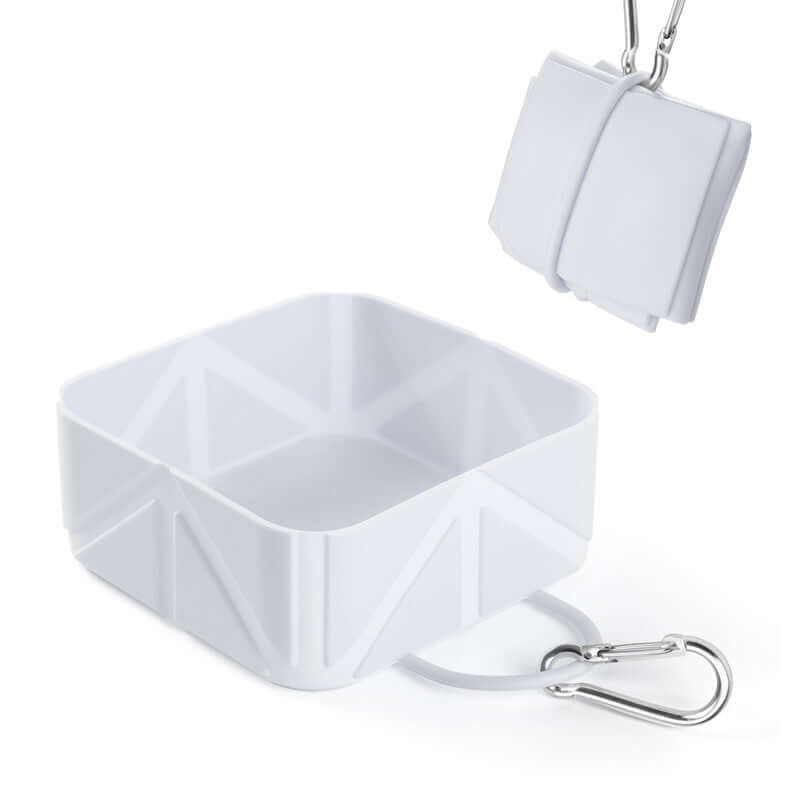 Foldable Travel Dog Bowl Portable Pet Food Water Container 500ml-Petroom