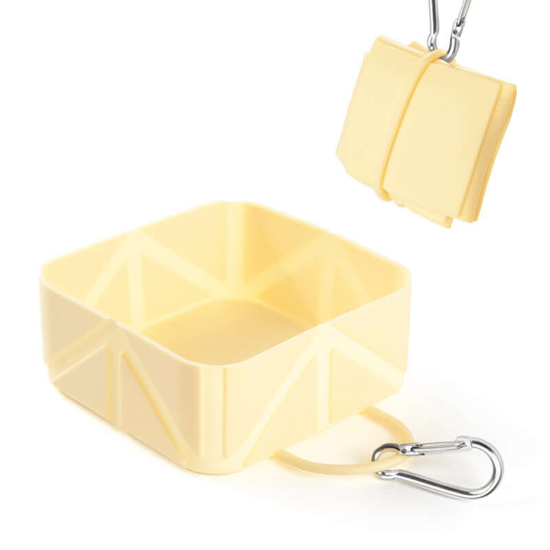Foldable Travel Dog Bowl Portable Pet Food Water Container 500ml-Petroom