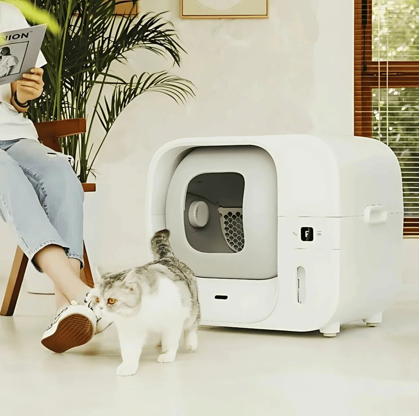 Furbulous Smart Cat Litter Box (Updated version) - Automatic Self-Cleaning with App Control and Remote Monitoring-Petroom