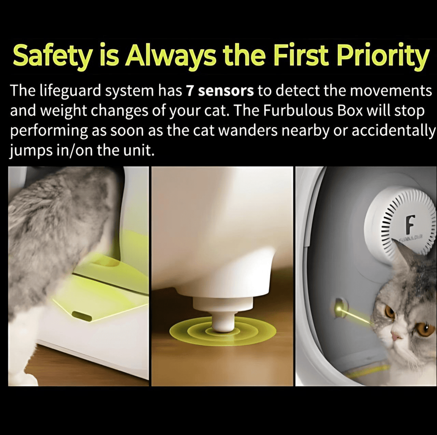 Furbulous Smart Cat Litter Box (Updated version) - Automatic Self-Cleaning with App Control and Remote Monitoring-Petroom Furbulous Smart Cat Litter Box (Updated version) - Automatic Self-Cleaning with App Control and Remote Monitoring-Petroom
