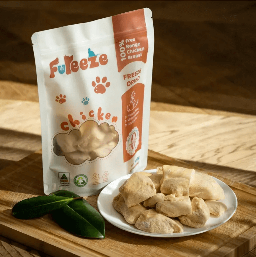 Fureeze Freeze Dried Free Range Chicken Breast 100g-Petroom