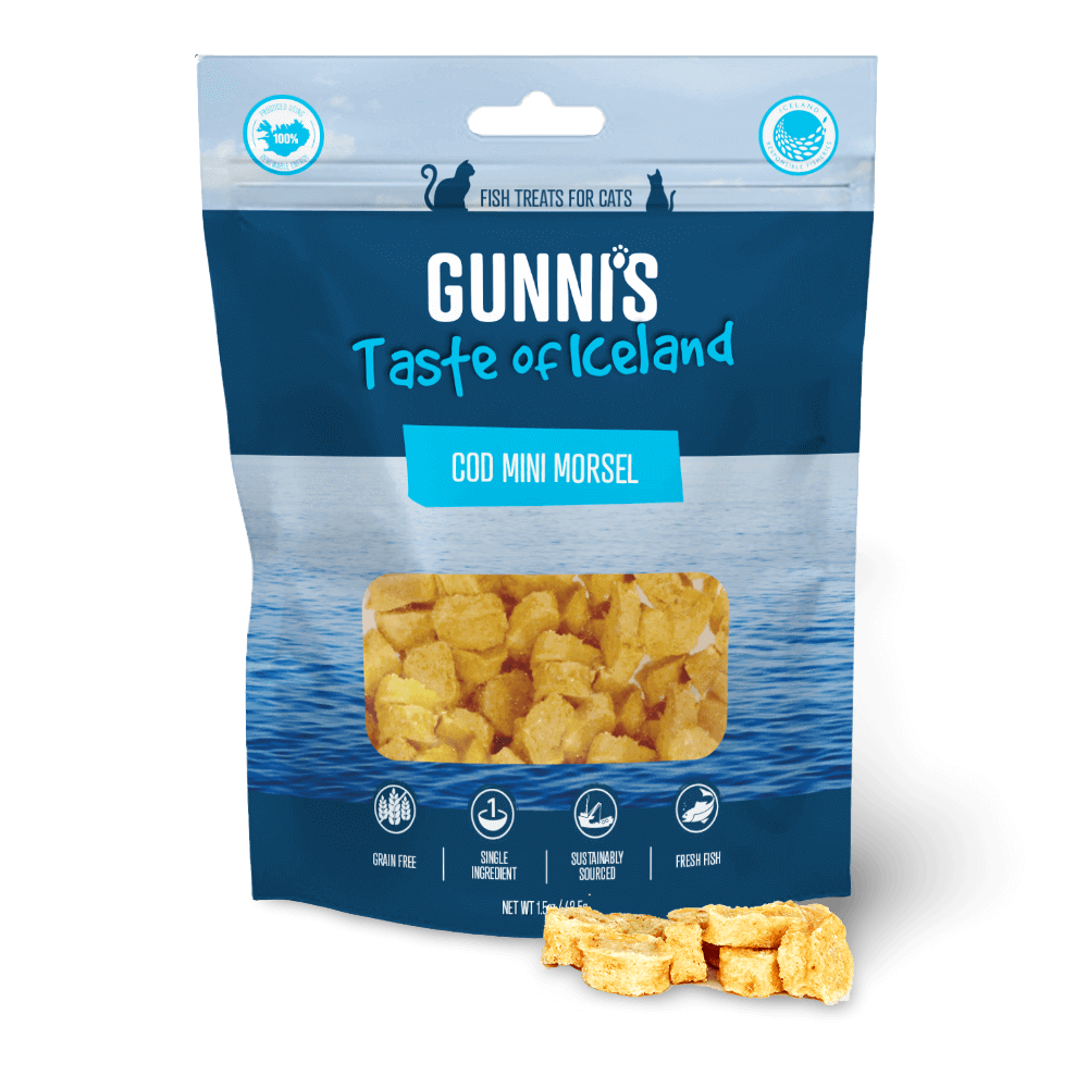 GUNNIS Cod Mini Morsels Cat Treats 42.5g-PETROOM