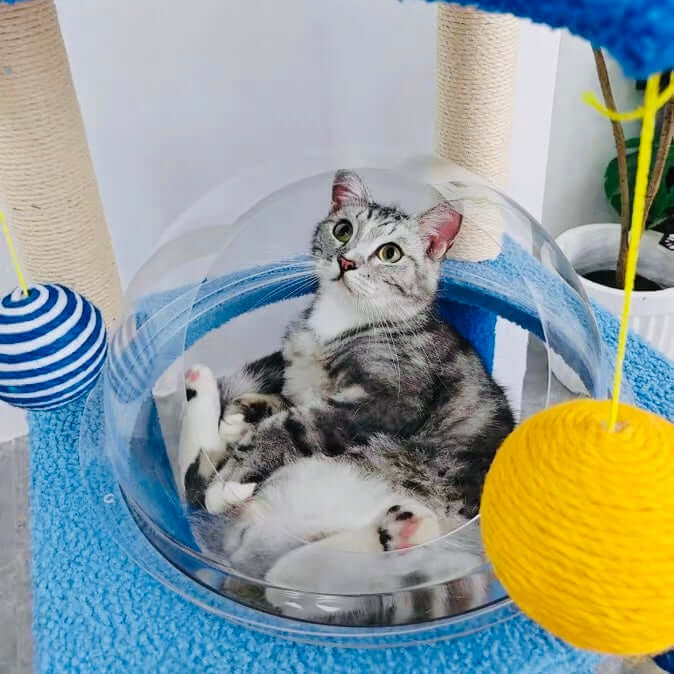 Galaxy UFO Moon Cat Tree – Stylish & Fun Cat Tower Premium-Petroom