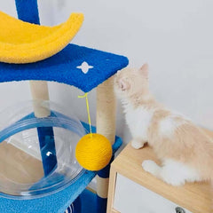 Galaxy UFO Moon Cat Tree – Stylish & Fun Cat Tower Premium-Petroom