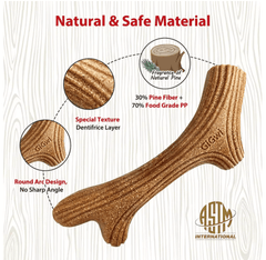 GiGwi Wooden Antler Dog Chew Toy-Petroom