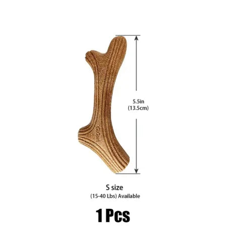 GiGwi Wooden Antler Dog Chew Toy-Petroom