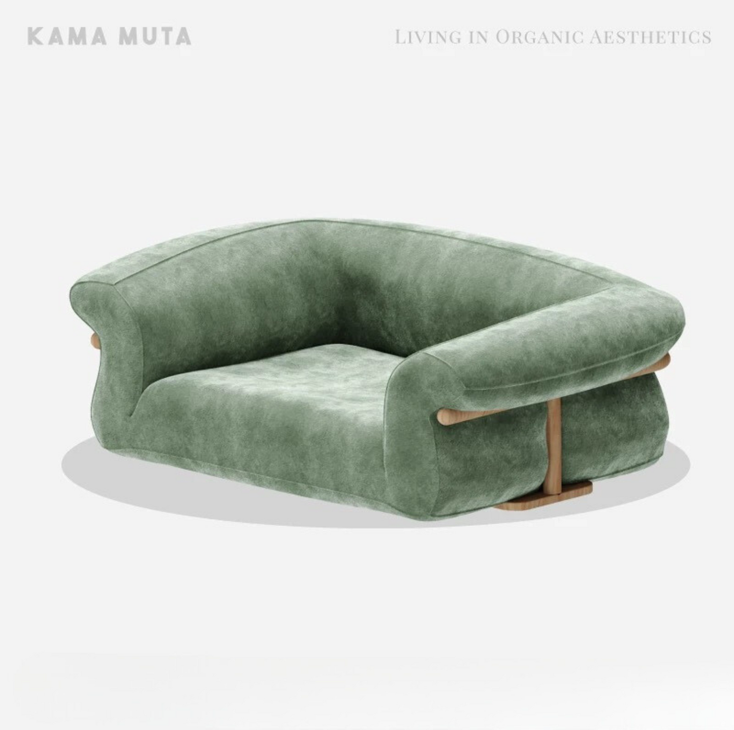 KAMA MUTA Bread Pet Bed - Italian-Inspired Design with Memory Foam and Ash Wood Frame-Petroom KAMA MUTA Bread Pet Bed - Italian-Inspired Design with Memory Foam and Ash Wood Frame-Petroom